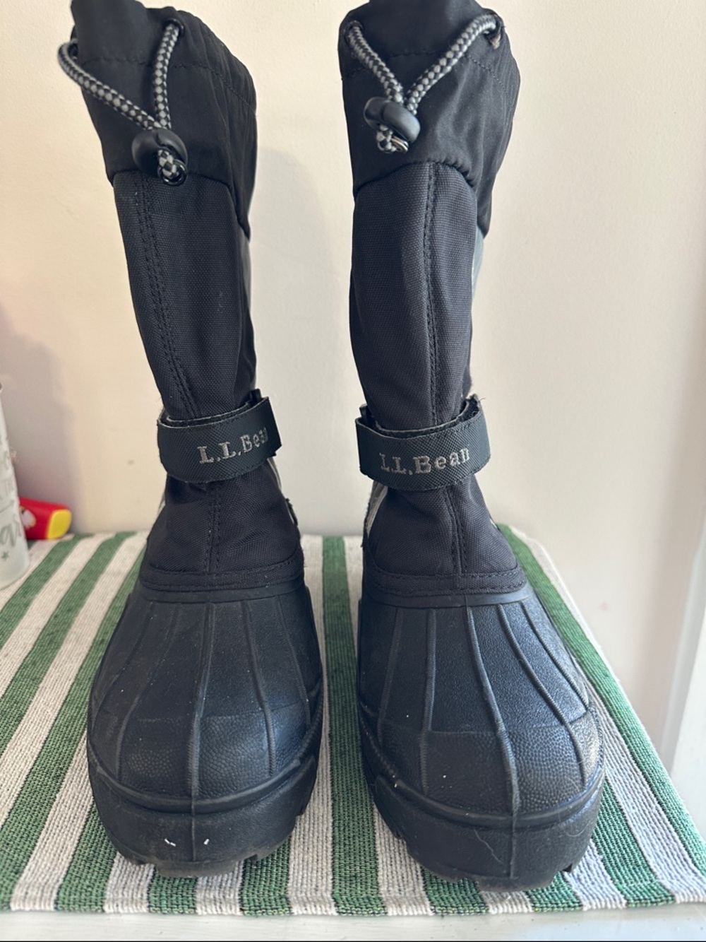 L.L. Bean Black Tall Waterproof Winter Boots